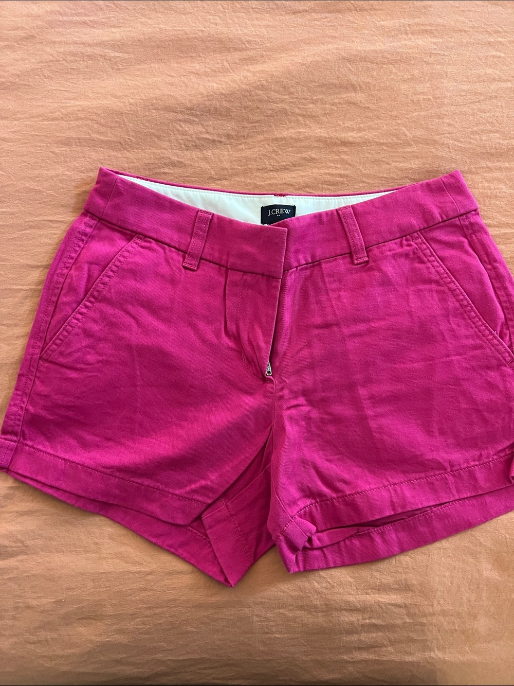 J. Crew Hot Pink Women's Chino Bermuda Shorts